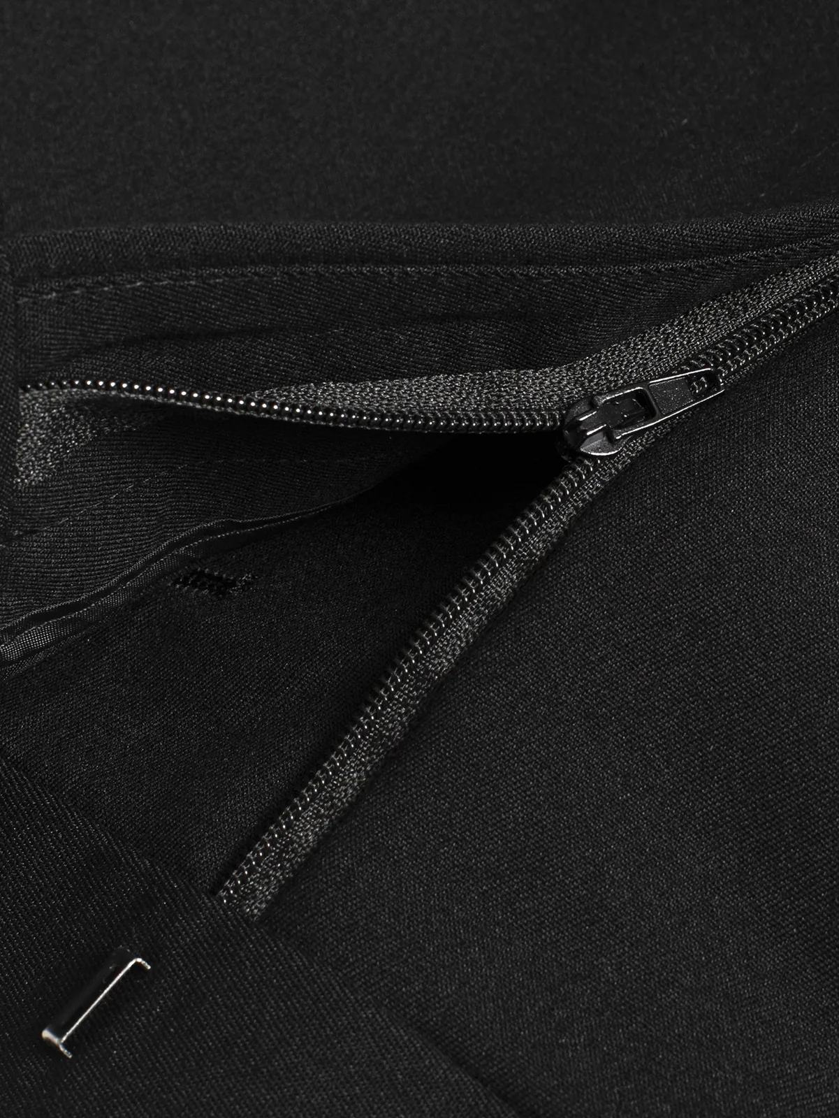 GENTE black double-breasted big and tall suit